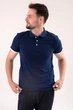 Футболка поло мужская TvoePolo однотонное XXL Синее (5718-10xxl) - изображение 2