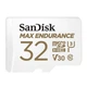 Карта пам'яті microSDHC (UHS-1 U3) SanDisk Max Endurance 32Gb class 10 V30 (100Mb/s) (adapterSD) ( 13099 ) - изображение 4