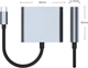 USB-хаб Dynamode 3-в-1 USB Type-C to HDMI 4K USB Type-A 3.0 USB Type-C PD3.0 87 Вт Dark Grey (Multiport USB-C 3-in-1 dark grey) - изображение 5