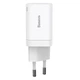 Сетевое зарядное устройство Baseus Super Si Pro Quick Charger C+U 30W EU White - изображение 1