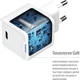 Зарядний пристрій ColorWay GaN Mini 25W PD Port PPS USB-C white (CW-CHS052PD-WT) - зображення 2