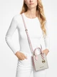 Женская сумка кроссбоди через плечо MICHAEL MICHAEL KORS Mercer Extra-Small Logo and Leather Crossbody Bag PWD BLSH MLT 35T1GM9C0I (20385) - изображение 3