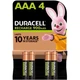 Акумулятори Duracell AAA 900mAh NiMH 4шт - зображення 1