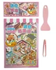 Игровой набор Румбокс «Капибара» Mini World Scenic Book 3D Розовый с наклейками + пинцет + прижим TT85-006-4 - изображение 1