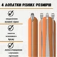 Металлический набор ушных палочек для удаления ушной серы и пробок в чехле (черный) - изображение 2