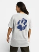 Футболка хлопковая длинная мужская Jack Wolfskin Live Wild A66098-T0520 XL Белая с принтом (4064886685283) - изображение 2