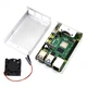 Алюминиевый корпус с вентилятором для Raspberry PI 4 (серебристый) - 409373 - изображение 3