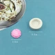 Силиконовый молд Макарун 45 мм серый - изображение 2