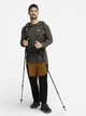 Спортивная кофта мужская Jack Wolfskin Prelight Suncool Ls A65836-F0302 S Коричневая (4064886657501) - изображение 3