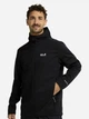 Куртка демисезонная с капюшоном мужская Jack Wolfskin Skyvail A65864-6000 M Черная (4064886661157) - изображение 1
