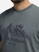 Футболка хлопковая длинная мужская Jack Wolfskin Carefree A66090-T0466 L Серый/Синий с принтом (4064886682886) - изображение 4