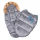Дитячий конверт для коляски, санок 4 в 1 Springos SB0001 Blue - зображення 7