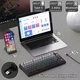 Механічна бездротова (Bluetooth + 2,4G) клавіатура з HOT SWAP Attack SHARK X85PRO, 82 Key, RGB, Win/Mac OS, УКР/АНГЛ, Moonlight/СІРА (X85PM) - изображение 5