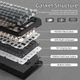 Механічна бездротова (Bluetooth + 2,4G) клавіатура з HOT SWAP Attack SHARK X85PRO, 82 Key, RGB, Win/Mac OS, УКР/АНГЛ, Moonlight/СІРА (X85PM) - изображение 7