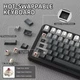 Механічна бездротова (Bluetooth + 2,4G) клавіатура з HOT SWAP Attack SHARK X85PRO, 82 Key, RGB, Win/Mac OS, УКР/АНГЛ, Moonlight/СІРА (X85PM) - изображение 9
