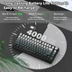 Механічна бездротова (Bluetooth + 2,4G) клавіатура з HOT SWAP Attack SHARK X85PRO, 82 Key, RGB, Win/Mac OS, УКР/АНГЛ, Moonlight/СІРА (X85PM) - изображение 11
