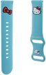Pasek Hello Kitty Silicone Kitty Head 20 mm Sky Blue (3666339212001) - obraz 1