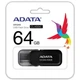 USB флеш накопитель ADATA 64GB UV240 Black USB 2.0 (AUV240-64G-RBK) - изображение 3