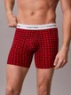 Труси боксери чоловічі бавовняні Calvin Klein NB4246-ZFB (Blotched Plaid Adrenaline Rush) XL Червоні (14056390947) - зображення 1