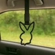 Цурікава зайчик playboy чорне з білим ремінцем (японський поручень JDM) - зображення 4