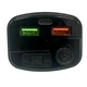 FM трансмиттер PERVOI CTC-732 с зарядкой 2xUSB Type-C Bluetooth поддержка MP3 RGB подсветка для автомобиля - изображение 6