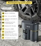Акумуляторний smart-комплект 8-в-1 15000 mAh, powerbank, компресор, пилосос, автомийка, джамп-стартер, бездротова зарядка, ліхтар - изображение 9