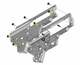 Корпус гірбокса Retro Arms CNC Gearbox V2 (8mm) QSC Black - изображение 3