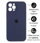 Чохол Silicone Premium case з захистом камери для iPhone 12 Pro Full Camera Protective dark blue 9643 - изображение 1