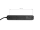 Мережевий подовжувач VIDEX 4п 3м 1.5мм 3.4А USB(QC) USB-C(PD20W) з/з та кнопкою Black ONCORD - зображення 7