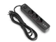 Сетевой удлинитель VIDEX (PD33G2U1C-B) 3п 3м 1.5мм 2.4А 2USB+USB-C з/з и кнопкой Black ONCORD - изображение 2