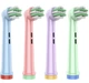 Насадки для Oral B электрической зубной щетки детские с мягкой щетиной eb10-x для орал би 4 штуки - изображение 8