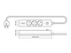 Сетевой удлинитель VIDEX (PD33G2U1C-B) 3п 3м 1.5мм 2.4А 2USB+USB-C з/з и кнопкой Black ONCORD - изображение 11