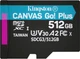 Карта пам'яті Kingston microSDXC 512GB Canvas Go! Plus Class 10 UHS-I U3 V30 A2 (SDCG3/512GBSP) - изображение 1
