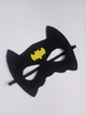 Маска детская карнавальная из фетра Бэтмен Batman чорного цвета - изображение 1