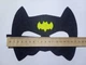 Маска детская карнавальная из фетра Бэтмен Batman чорного цвета - изображение 3