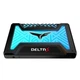 Накопитель SSD 250GB Team T-Force Delta S RGB 2.5" SATAIII 3D NAND TLC Black (T253TR250G3C312) - изображение 2