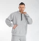 Мужское спортивное худи с капюшоном серого цвета 36611 54/56 - изображение 2