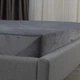 ПростирадлоТЕП "VELOUR" з гумкою сіре, 160x200 - зображення 4
