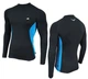 Спортивный лонгслив Rough Radical Fury Duo LS XL Черно-бирюзовый (8054-XL) - изображение 4
