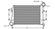 Интеркулер AUDI A3 (8P1) / VW GOLF (1K1) / VW JETTA (1K2) / SEAT LEON (1P1) 2003-2016 г. - изображение 2