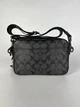 Сумка через плечо Coach коуч черного цвета Crossbody Signature Leather Black - изображение 2