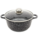 Кастрюля с крышкой Styleberg гранитное покрытие 3.2 л 22x10 см ST 00302288 - изображение 1