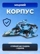 Игрушечный радиоуправляемый самолет-истребитель, RC самолет на пульте управления, выполняет трюки, с подсветкой, прочный и безопасный авиамодель для детей и игр - изображение 6