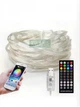 Умная светодиодная гирлянда Smart RGB LED 10 м с управлением по Bluetooth через приложение, цветная LED гирлянда для улицы и дома - изображение 10