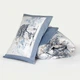 Пододеяльник "Магия леса" 160X220 см Сатин 400 ТС BL-DC-01 WHITE/BLUE - изображение 2