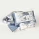Пододеяльник "Магия леса" 160X220 см Сатин 400 ТС BL-DC-01 WHITE/BLUE - изображение 4