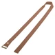 Ремень для йоги с металлической пряжкой BLOOM YOGA STRAP LB7086 Коричневый - изображение 4