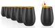 Набор стаканов Stolzle Tumbler Elements EL096 6 шт х 465 мл Black/Gold (4012632224620) - изображение 3