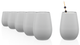 Набор стаканов Stolzle Tumbler Elements EL087 6 шт х 465 мл White/Silver (4012632224545) - изображение 3