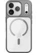 Чехол TPU противоударный защита камеры для iPhone 17 Pro прозрачный серый - изображение 1